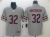 Chicago Bears #32 David Montgomery Gray Inverted Limited Jersey