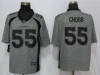 Denver Broncos #55 Bradley Chubb Gray Gridiron Gray Limited Jersey
