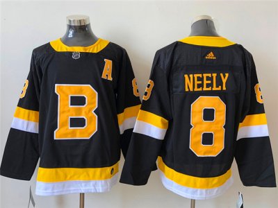 Boston Bruins #8 Cam Neely Alternate Black Jersey