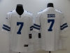 Dallas Cowboys #7 Trevon Diggs White Vapor Limited Jersey
