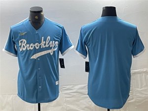 Los Angeles Dodgers Blank Light Blue Cooperstown Collection Jersey