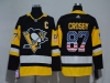 Pittsburgh Penguins #87 Sidney Crosby Black USA Flag Fashion Jersey