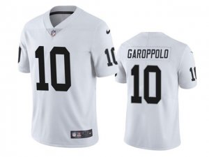 Las Vegas Raiders #10 Jimmy Garoppolo White Vapor Limited Jersey