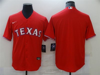 Texas Rangers Blank Red Cool Base Team Jersey