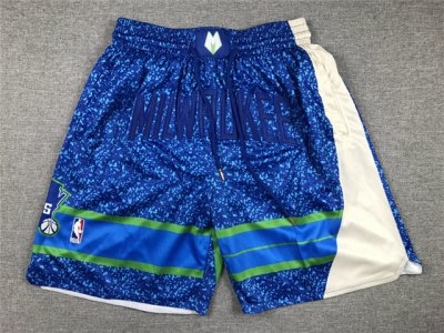 Milwaukee Bucks Milwaukee Blue City Edition Basketball Shorts