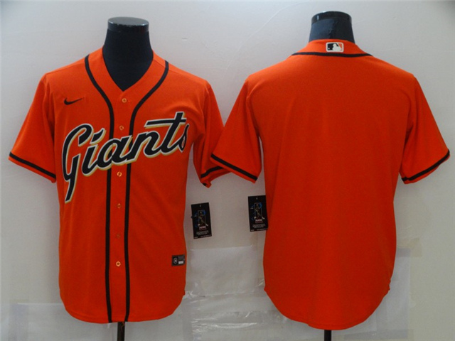 San Francisco Giants Blank Orange Cool Base Team Jersey - Click Image to Close