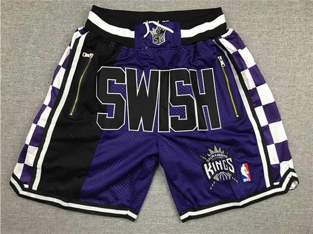 Sacramento Kings Just Don Swish Purple Basketball Shorts|SHORTS60 ...