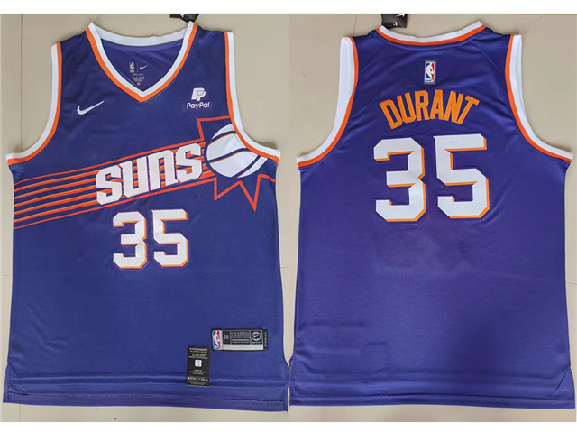 Phoenix Suns #35 Kevin Durant 2023-24 New Purple Swingman Jersey - Click Image to Close