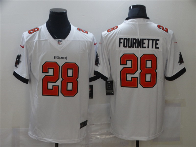 Tampa Bay Buccaneers #28 Leonard Fournette White Vapor Limited Jersey - Click Image to Close