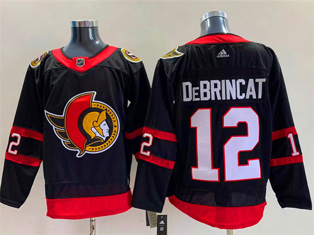 Ottawa Senators #12 Alex DeBrincat Home Black Jersey - Click Image to Close