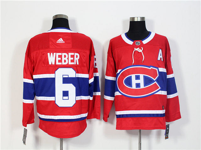 Montreal Canadiens #6 Shea Weber Red Jersey - Click Image to Close