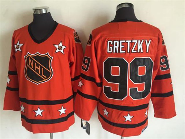 NHL 1980 All Star Game #99 Wayne Gretzky CCM Vintage Jersey - Click Image to Close