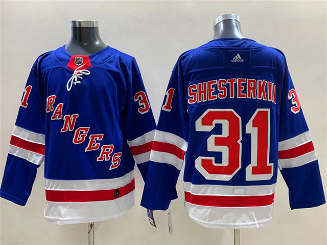 New York Rangers #31 Igor Shesterkin Home Royal Blue Jersey - Click Image to Close