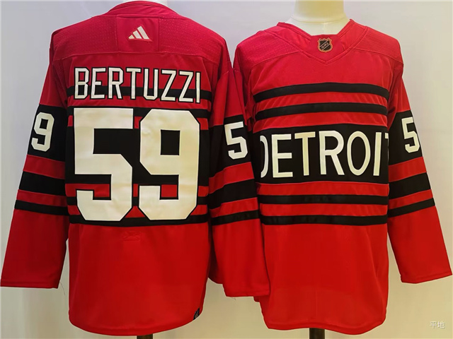 Detroit Red Wings #59 Tyler Bertuzzi Red Reverse Retro 2.0 Jersey - Click Image to Close