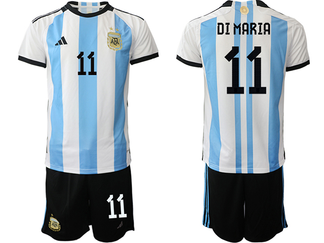 National Argentina #11 Di Maria Home 2022/23 Soccer Jersey - Click Image to Close