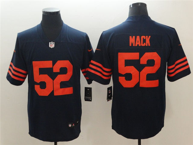 Chicago Bears #52 Khalil Mack Alternate Blue Vapor Limited Jersey - Click Image to Close